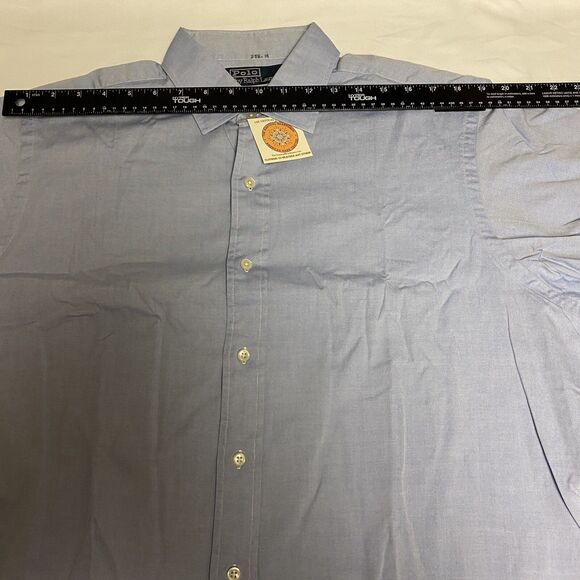 Polo Ralph Lauren Philip Men's 16.5 -33 Blue Oxford L Sleeve Button Down Shirt - Picture 12 of 16